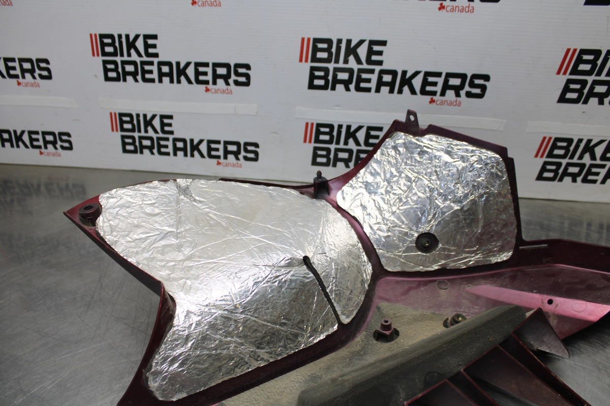 09 KAWASAKI CONCOURS 14 ZG1400B LEFT MID SIDE FAIRING COWL BB875