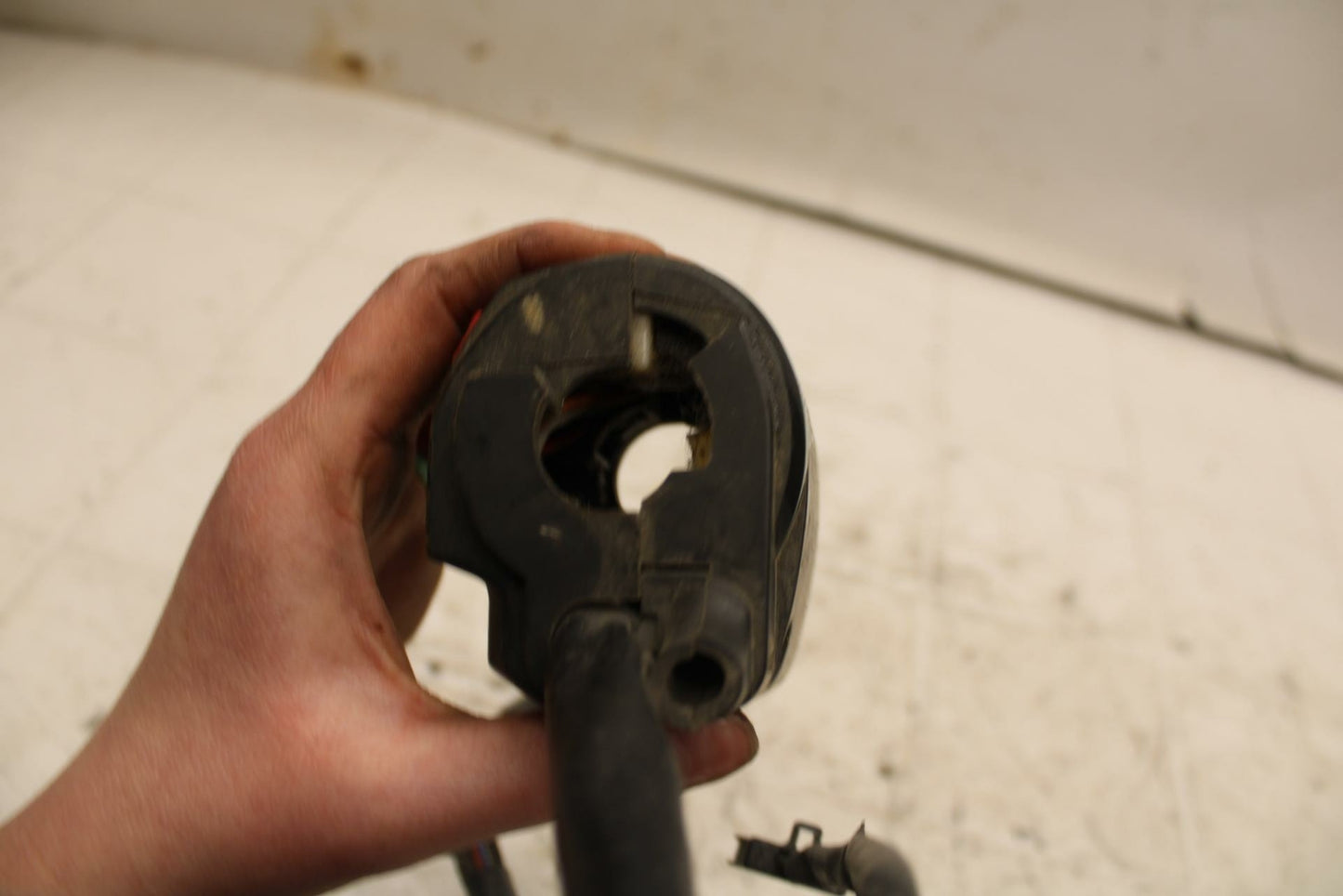 01 KAWASAKI NINJA ZX6R LEFT CLIP ON HANDLE HORN SIGNALS SWITCH SWITCHES BB25