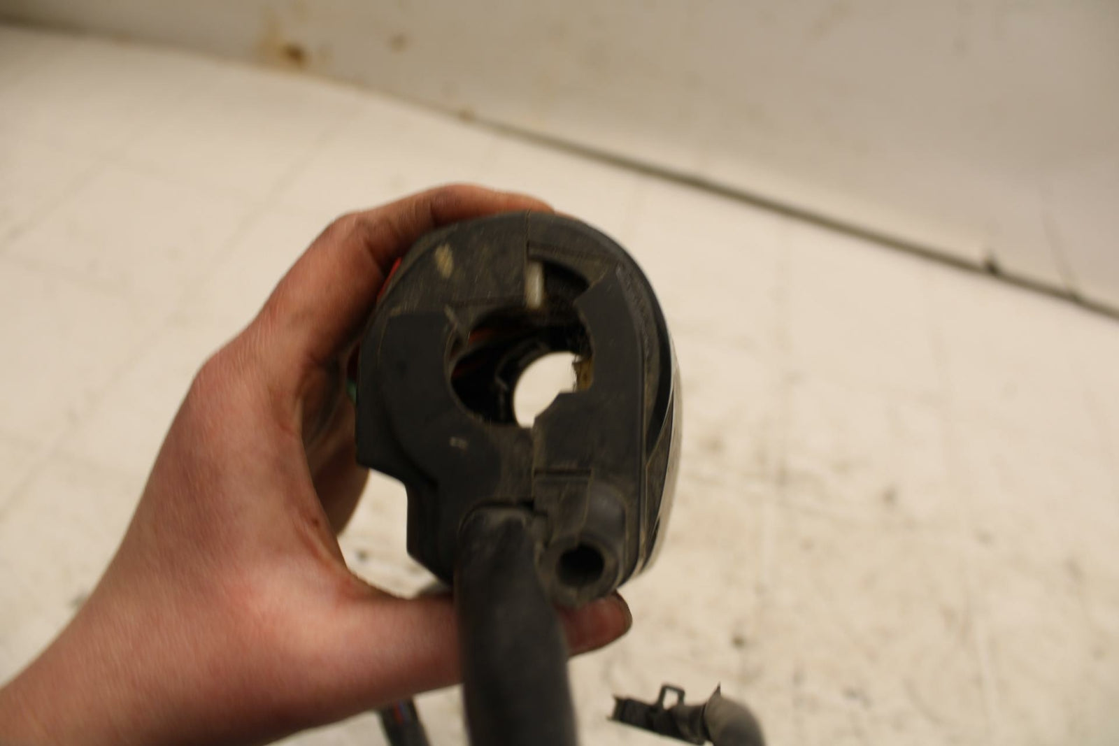 01 KAWASAKI NINJA ZX6R LEFT CLIP ON HANDLE HORN SIGNALS SWITCH SWITCHES BB25