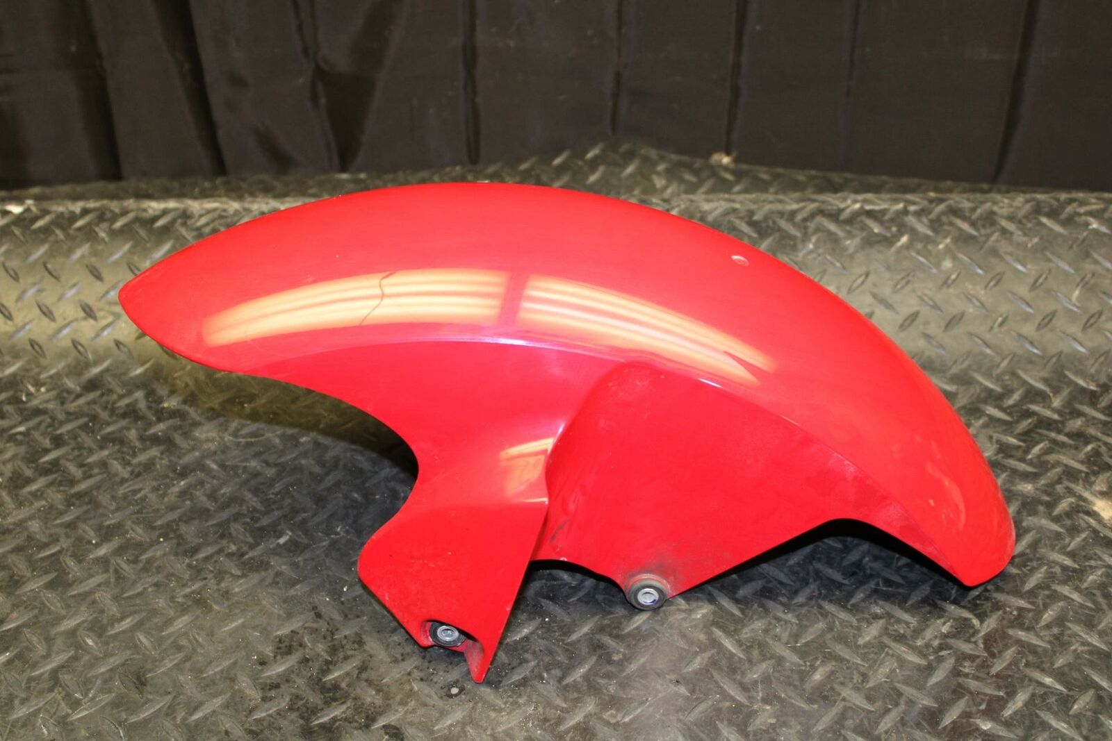 08-09 YAMAHA YZF R6S RED FRONT WHEEL FENDER COWL FAIRING BB178