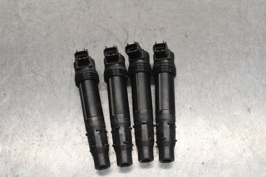 09-12 KAWASAKI NINJA ZX6R IGNITION COILS COIL SPARK PLUG CAPS BB110