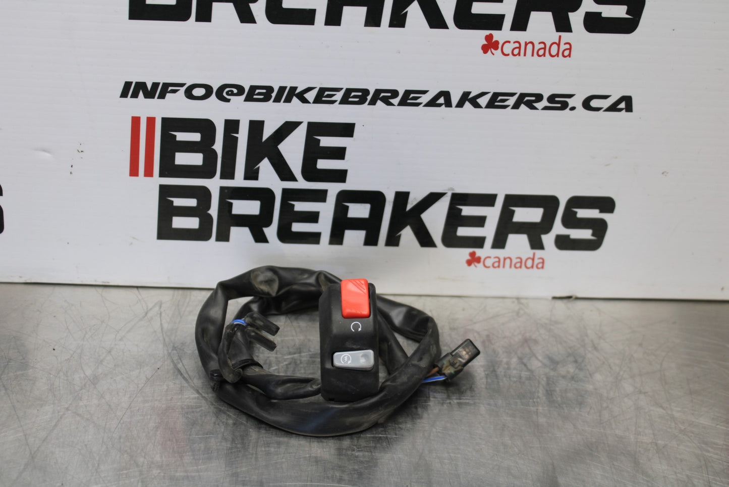 08-18 KAWASAKI KLR650 RIGHT CLIP ON HANDLE KILL OFF START SWITCH SWITCHES BB183