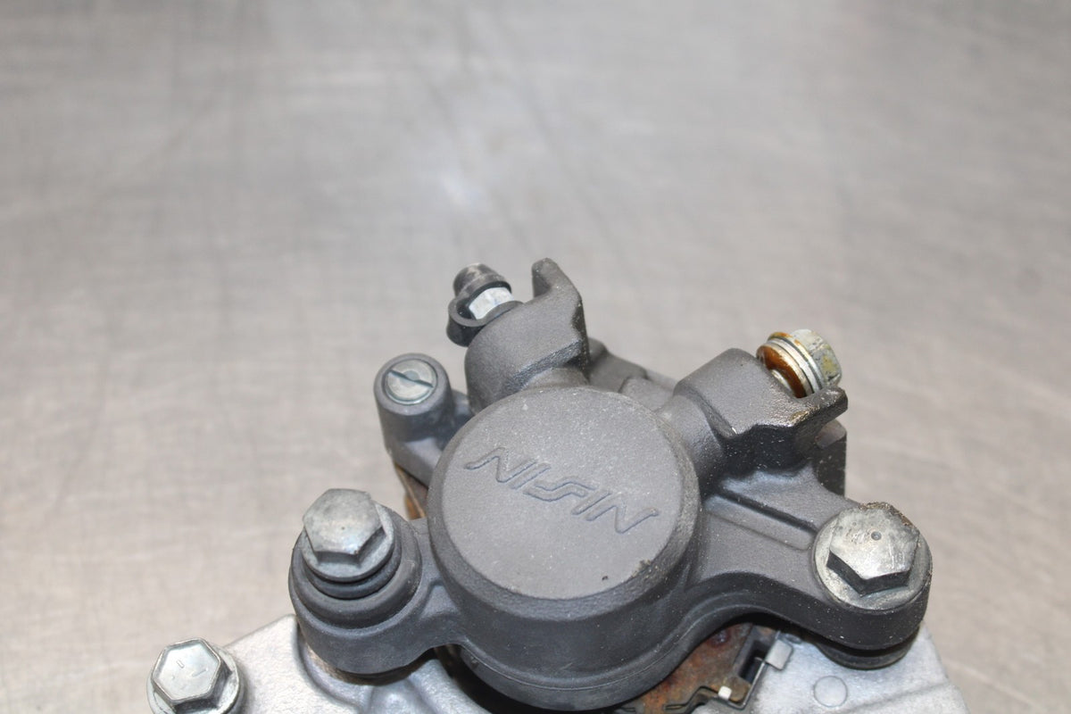 08 SUZUKI SV650 REAR BACK BRAKE CALIPER W MOUNT BRACKET BB846