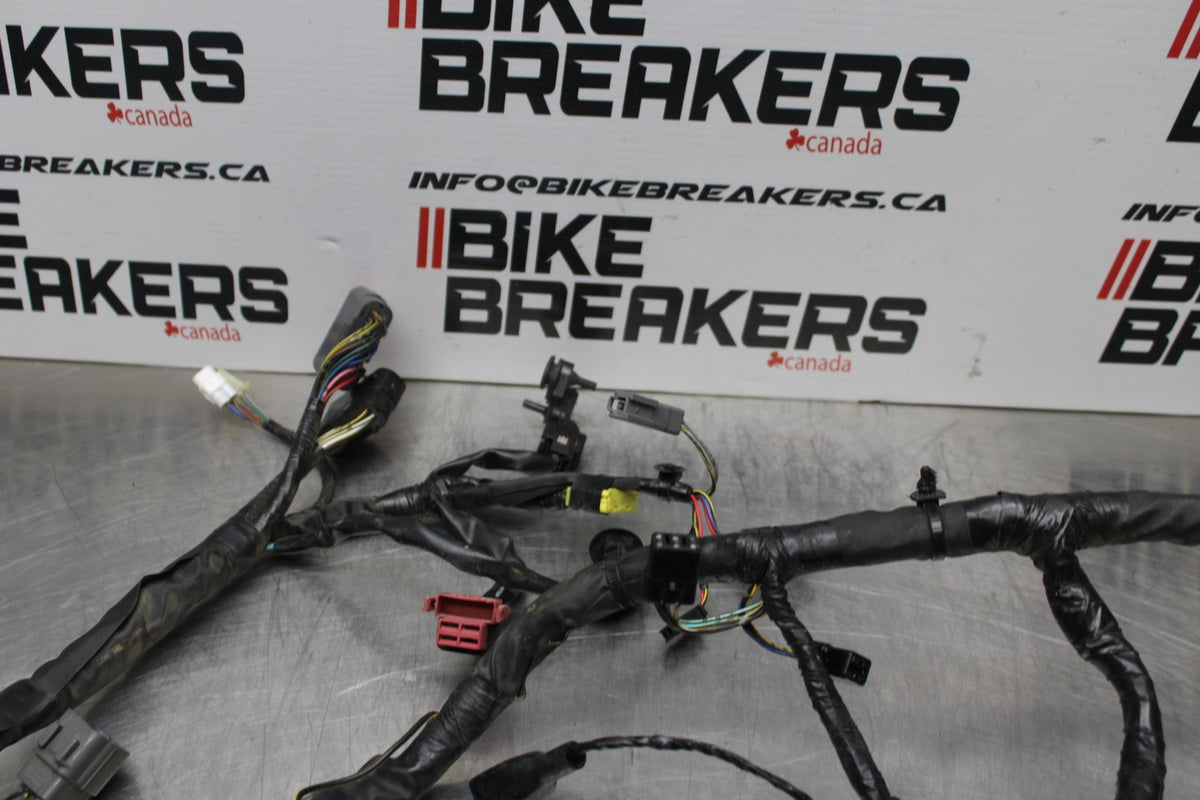07-08 KAWASAKI NINJA ZX6R MAIN ENGINE WIRING HARNESS MOTOR WIRE LOOM BB199