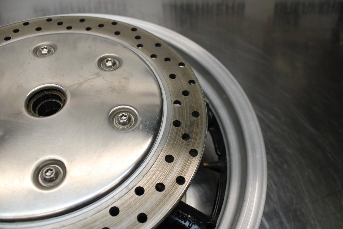 09 YAMAHA ROYAL STAR XVZ1300TF VENTURE FRONT WHEEL FRONT RIM & ROTORS BB151