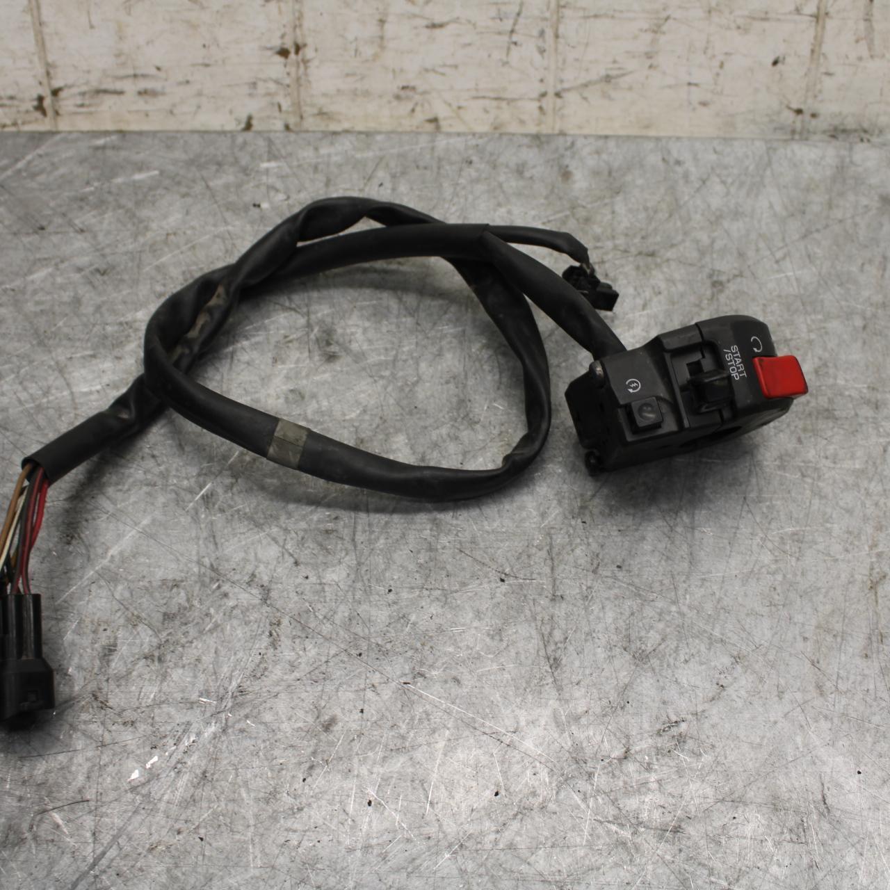 2009 Kawasaki Ninja ZX6R ZX600R RIGHT CLIP ON HANDLE KILL OFF START SWITCH BB538