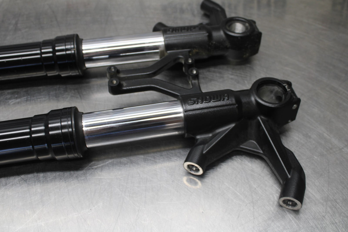 24-25 KAWASAKI NINJA ZX6R FRONT FORKS SHOCK SUSPENSION SET PAIR BB939