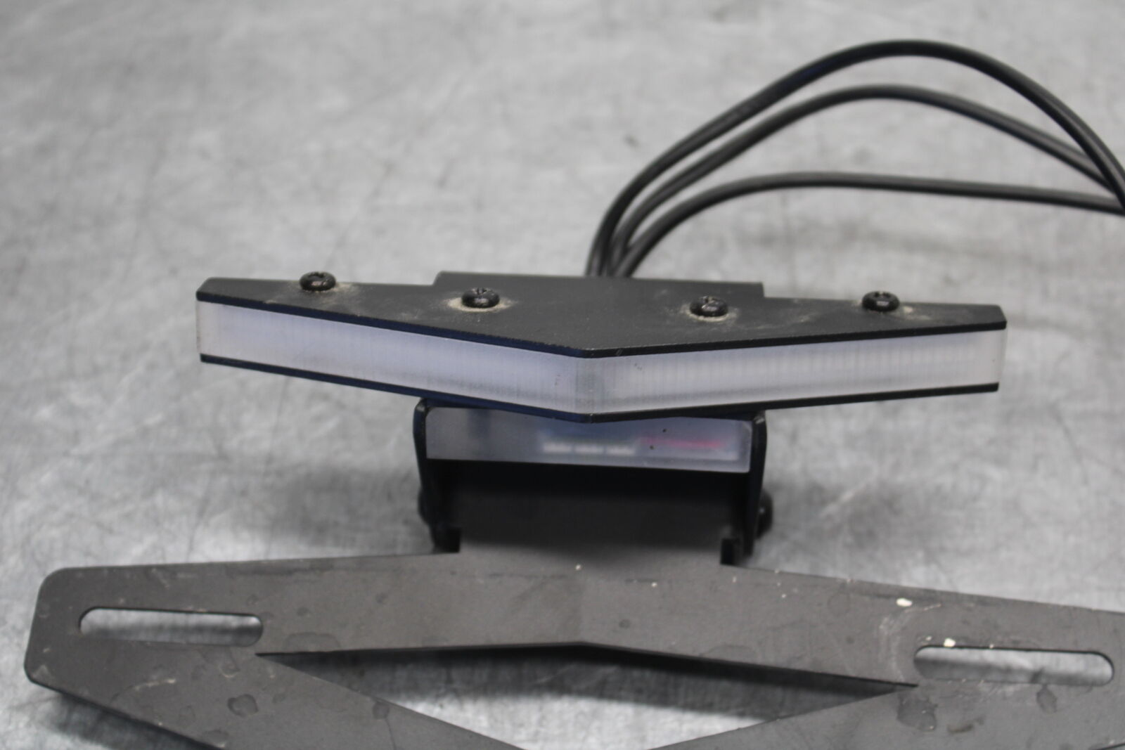 09-12 KAWASAKI NINJA ZX6R AFTERMARKET FENDER ELIMINATOR LICENSE BRACKET   BB698