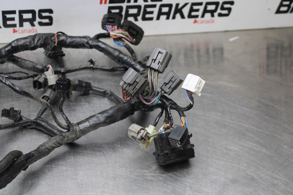 12-16 KAWASAKI NINJA 650 EX650F ABS MAIN ENGINE WIRING HARNESS WIRE LOOM  BB860