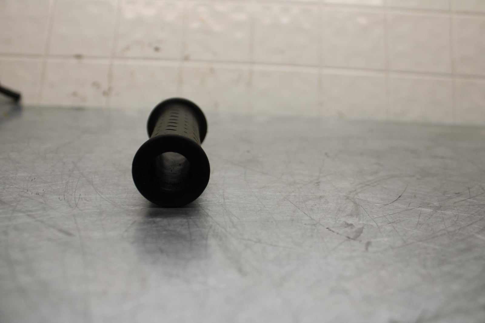 06-07 KAWASAKI NINJA 650R LEFT CLIPON HANDLEBAR GRIP BB446