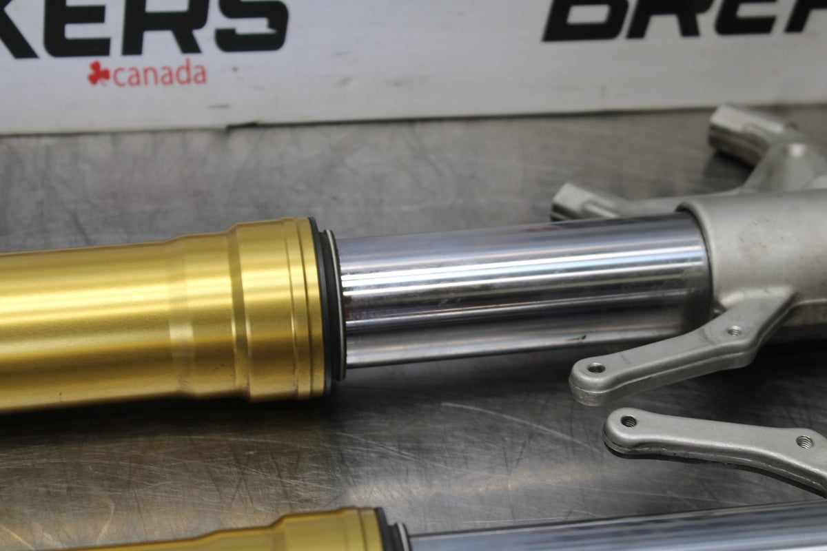 16 APRILIA TUONO V4 1100 FRONT FORKS SHOCK SUSPENSION SET PAIR BB905