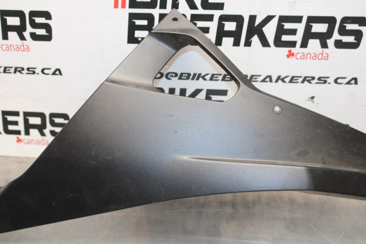 24 KAWASAKI NINJA 500 ABS RIGHT LOWER BOTTOM BELLY SIDE FAIRING COWL  BB730
