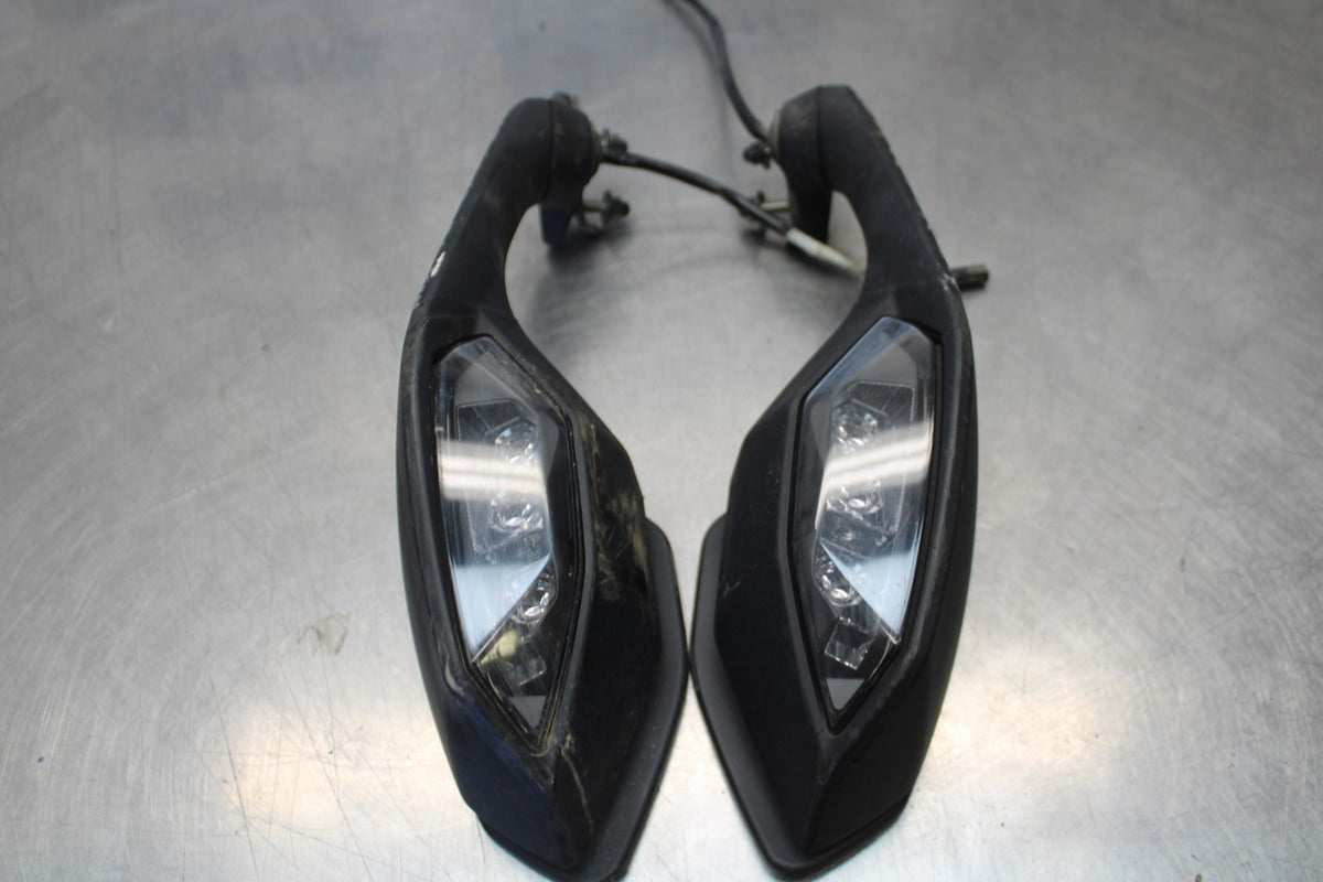 15-17 YAMAHA YZF R1 REAR VIEW MIRROR SET PAIR MIRRORS BB190