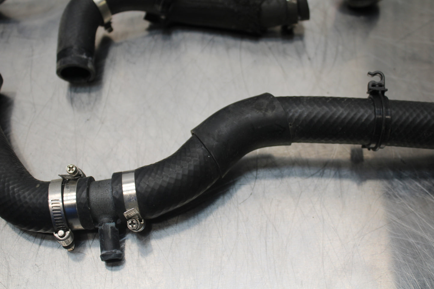 13-17 KAWASAKI NINJA ZX6R ZX636 ABS RADIATOR HOSES COOLANT WATER PIPES BB143