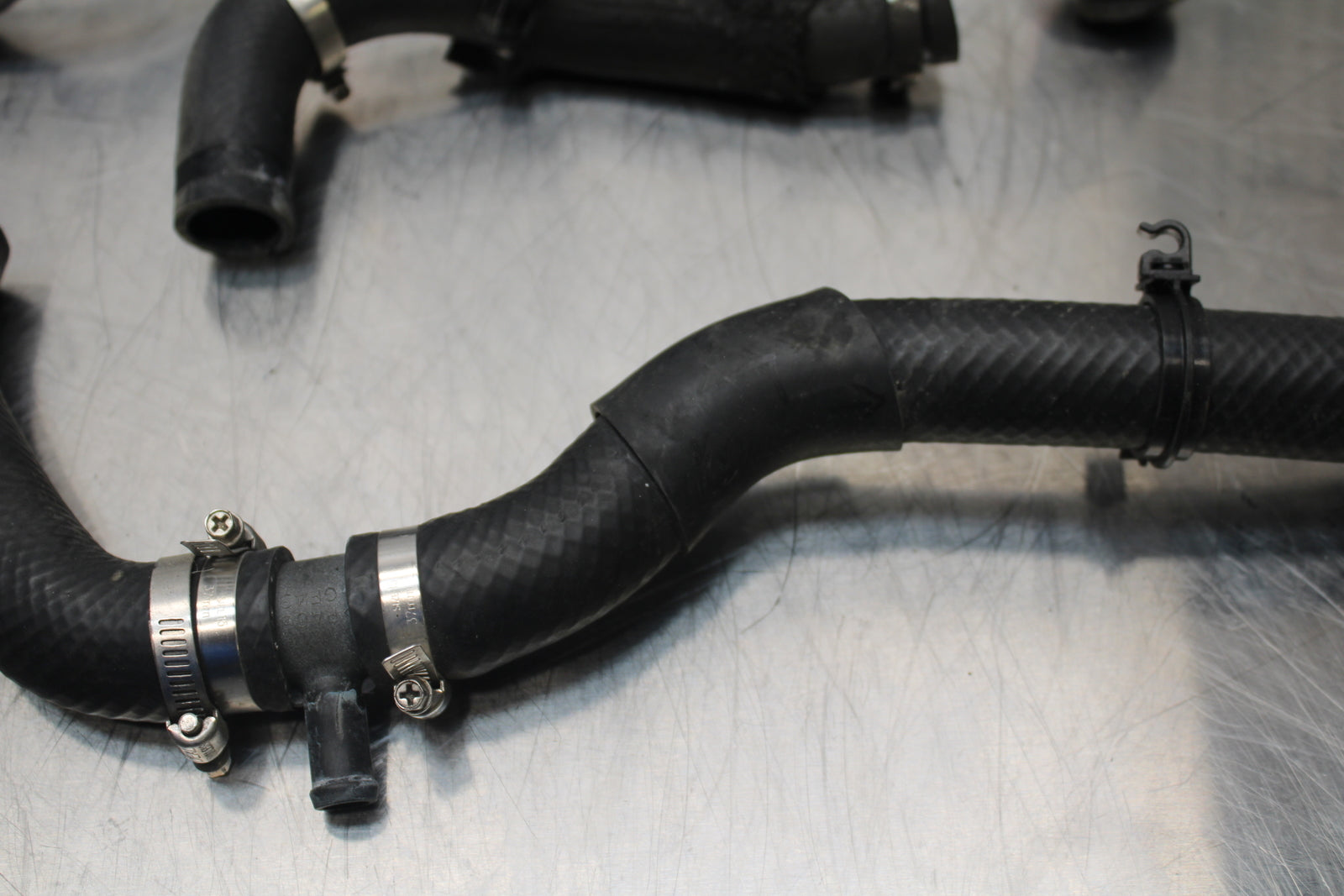 13-17 KAWASAKI NINJA ZX6R ZX636 ABS RADIATOR HOSES COOLANT WATER PIPES BB143