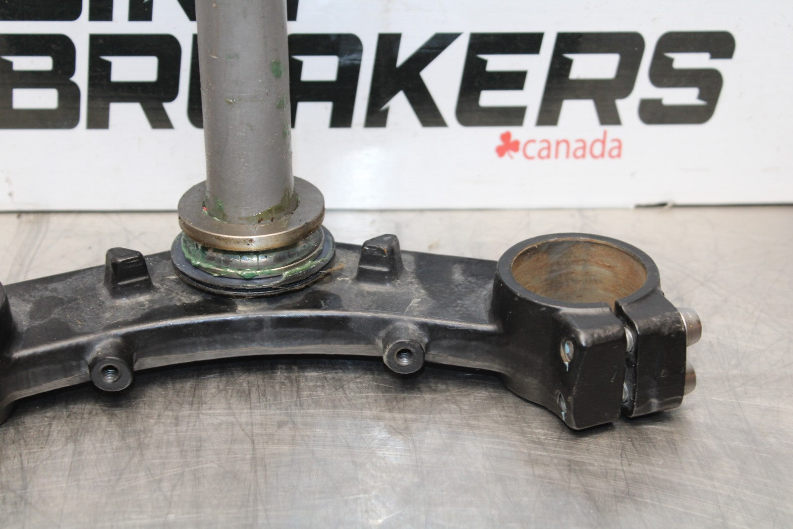 18-23 KAWASAKI NINJA 400 EX400 FRONT FORKS CLAMP LOWER TRIPLE TREE STEM BB177