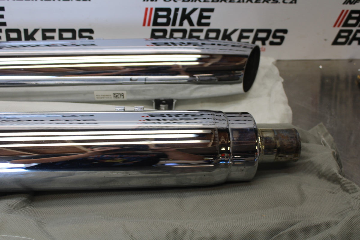 18 INDIAN ROADMASTER MUFFLER EXHAUST SILENCER PIPE SET PAIR BB191