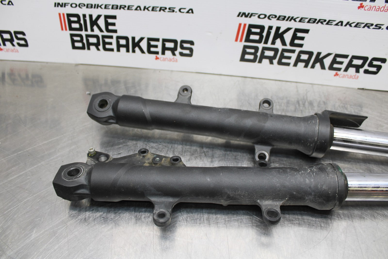 13-17 KAWASAKI NINJA 300 EX300 ABS FRONT FORKS SHOCK SUSPENSION SET PAIR BB187