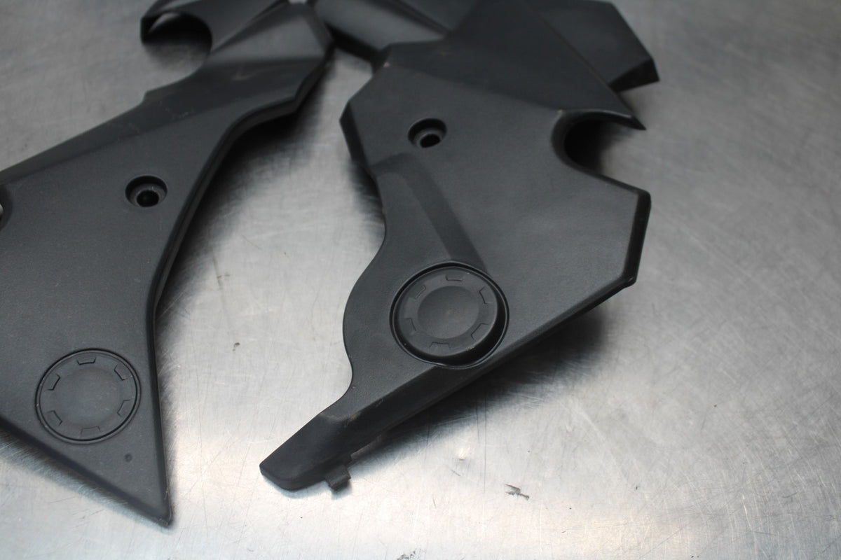 12 KAWASAKI NINJA 650 EX650E FRAME MID SIDE COVERS COWLS PANELS SET PAIR BB926