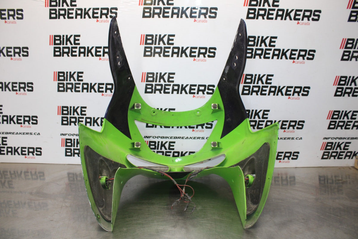 98 KAWASAKI NINJA ZX6 FRONT UPPER NOSE FAIRING COWL SHROUD BB870