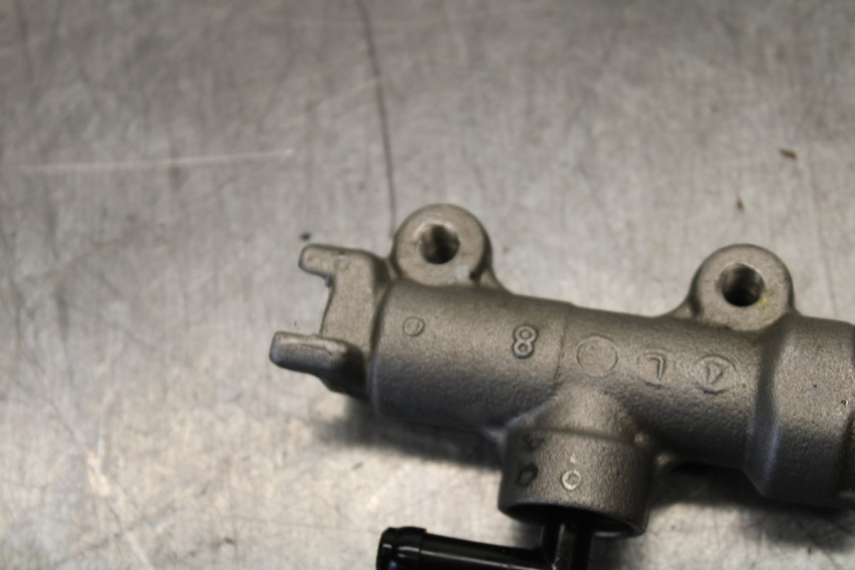 12-17 KAWASAKI ER-6N Z650 REAR BACK BRAKE MASTER CYLINDER W RESERVOIR BB709