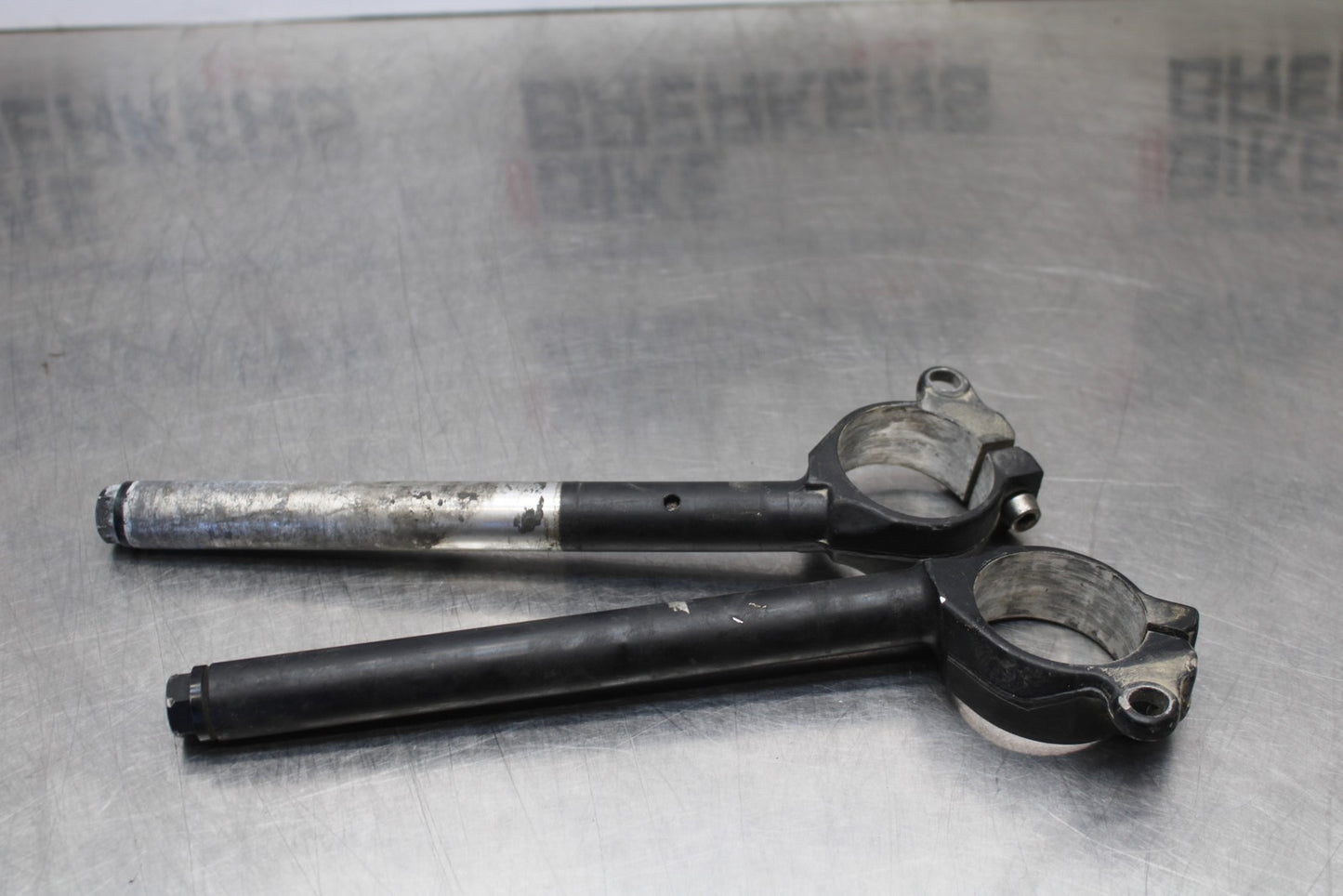 07-08 KAWASAKI NINJA ZX6R LEFT RIGHT CLIP ON ONS HANDLEBARS PAIR SET BB203