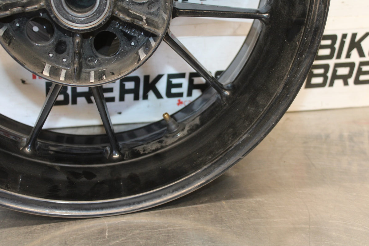 10-11 BMW S1000RR REAR WHEEL BACK RIM & ROTOR BB941