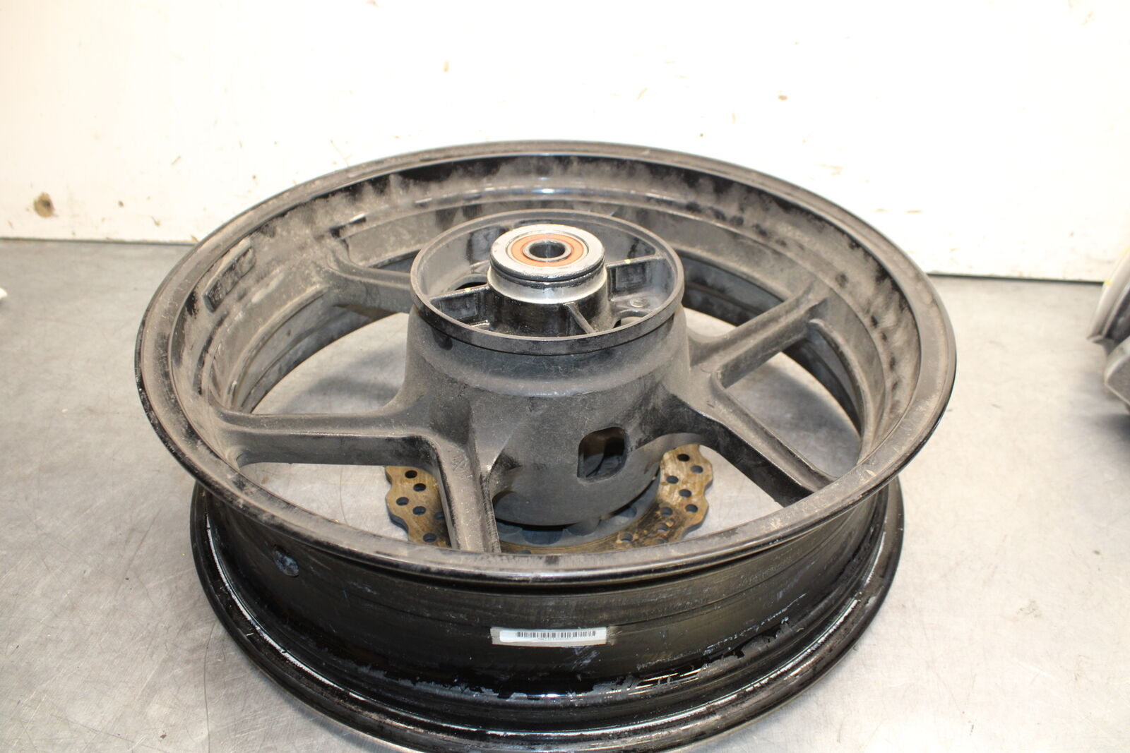 14-15 KAWASAKI NINJA 650 EX650F ABS REAR WHEEL BACK RIM BB741