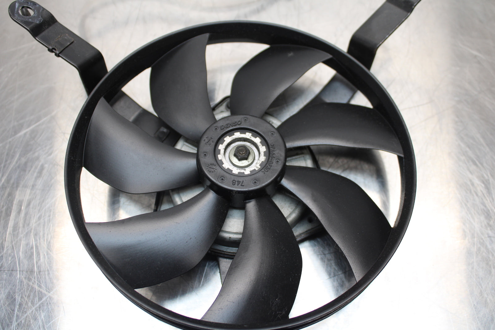 13-17 KAWASAKI NINJA ZX6R ZX636 ABS ENGINE RADIATOR COOLING FAN BB143