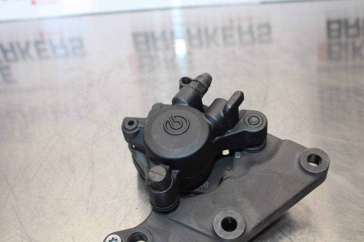06-12 BMW F800ST REAR BACK BRAKE CALIPER W MOUNT BRACKET BB144