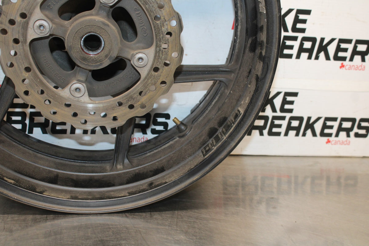 04-05 KAWASAKI NINJA ZX10R REAR WHEEL BACK RIM & ROTOR BB931