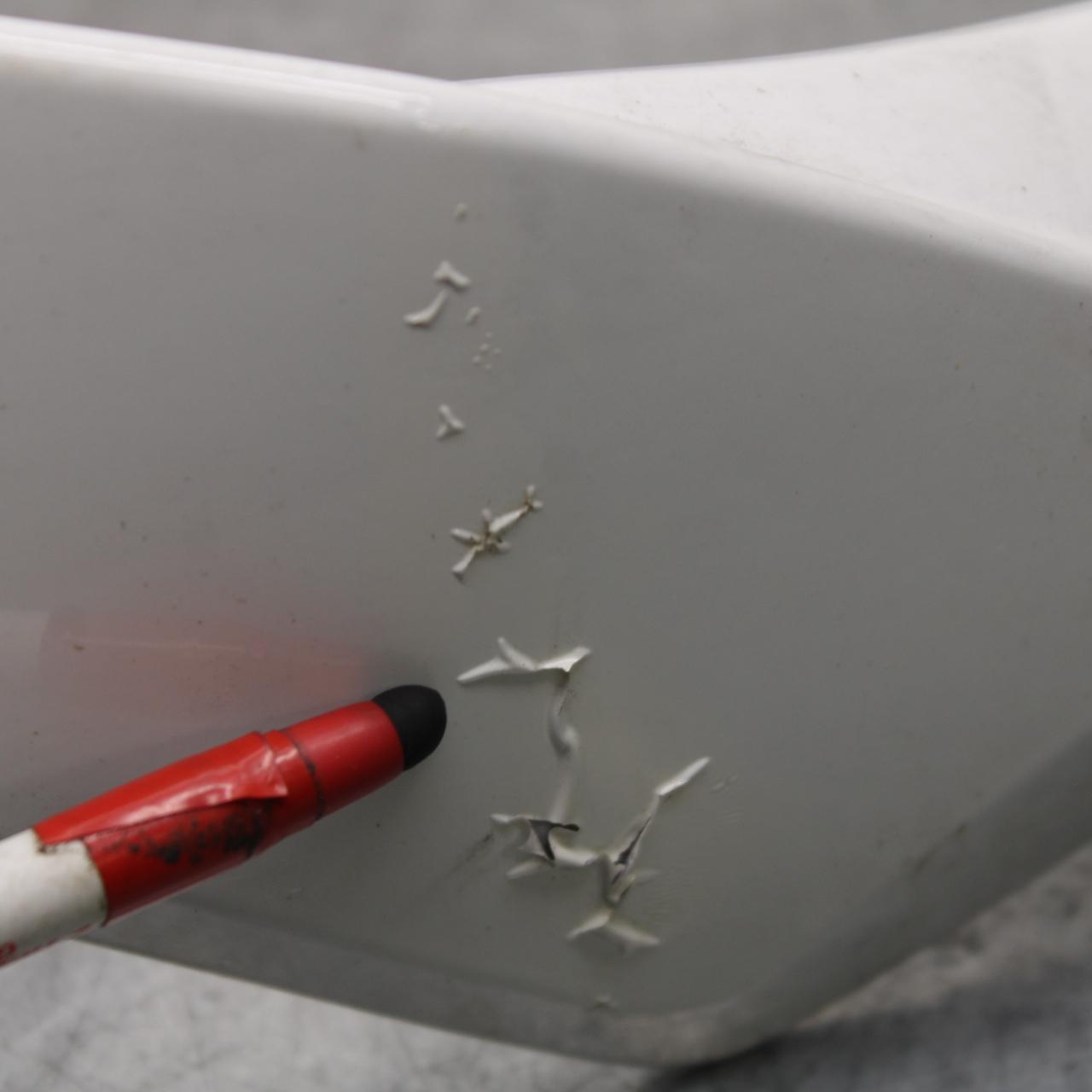 21 KAWASAKI NINJA ZX6R RIGHT REAR BACK TAIL FAIRING COWL SHROUD BB647