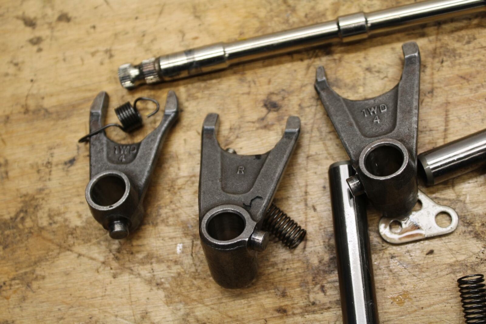 15-17 YAMAHA YZF R3 ENGINE TRANSMISSION GEAR SHIFT FORKS SHIFTER CAM DRUM BB293