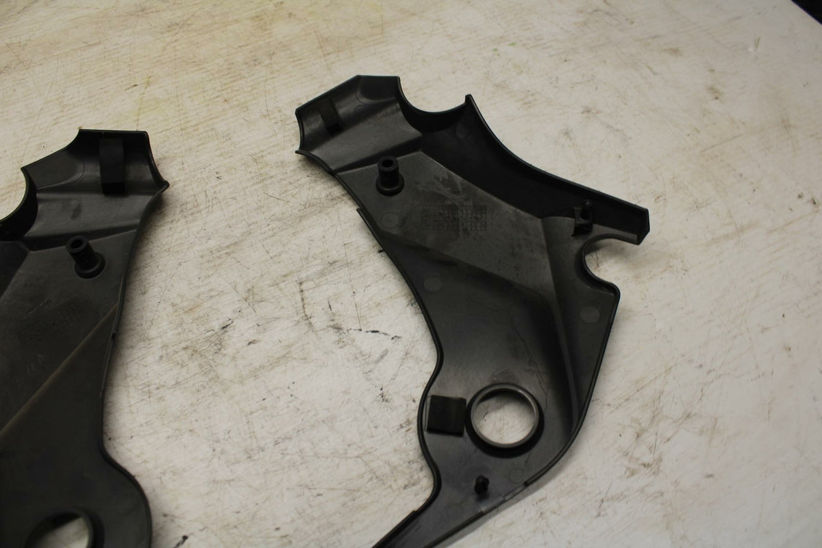 11-12 KAWASAKI NINJA 400 EX400 C RIGHT LEFT FRAME MID SIDE COVERS COWLS  BB358