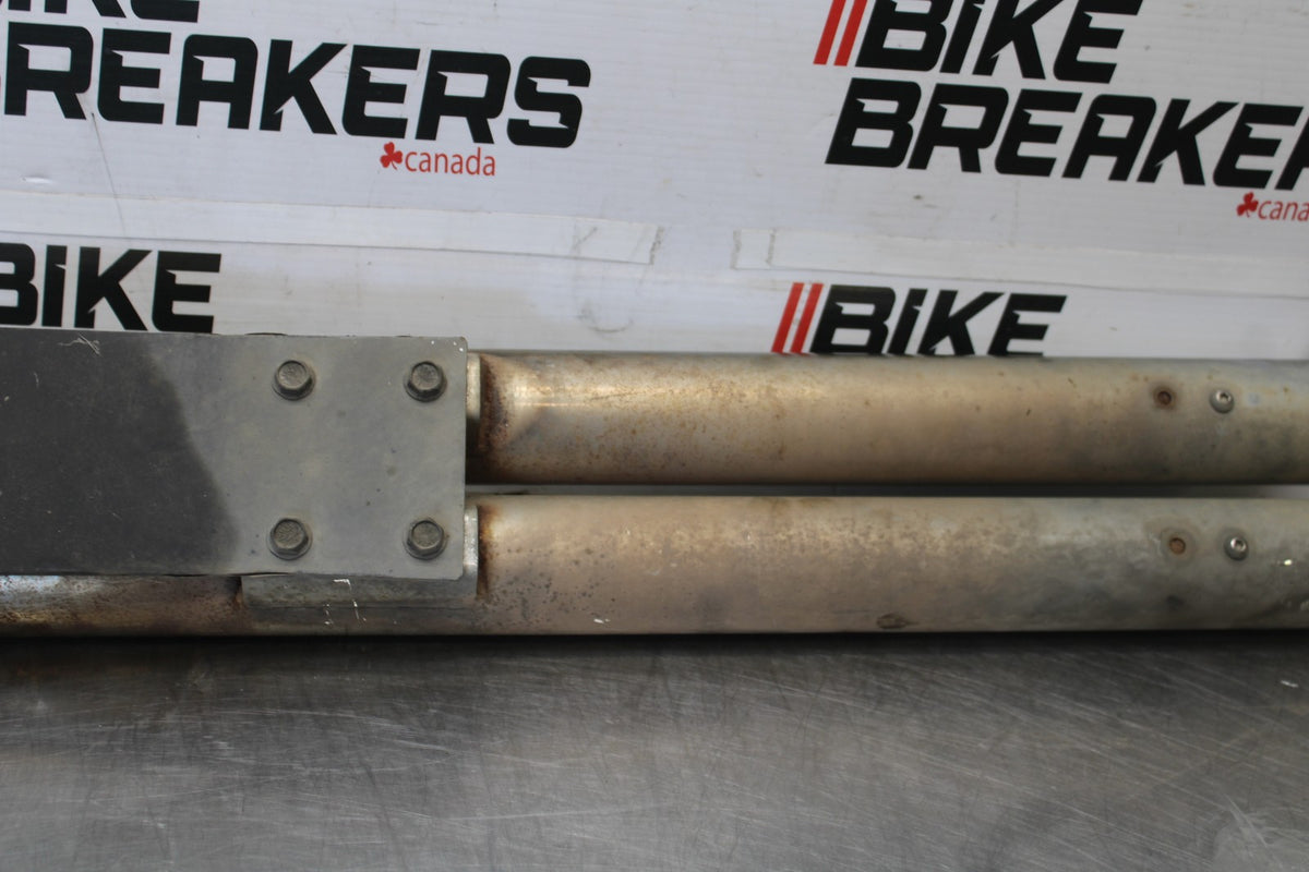 08 YAMAHA V STAR 1100 XVS1100AW CLASSIC COBRA FULL EXHAUST PIPE BB916