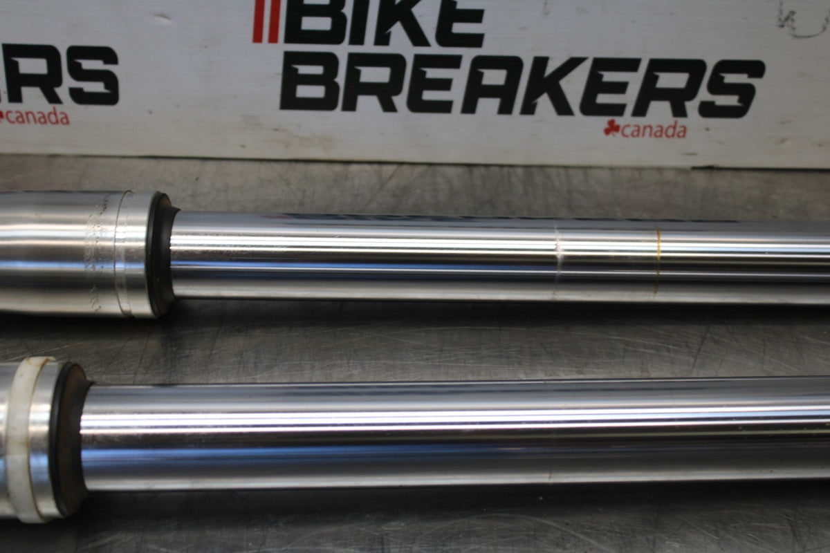 08 KAWASAKI VULCAN 1600 VN1600D NOMAD FRONT FORKS SHOCK SUSPENSION PAIR BB904