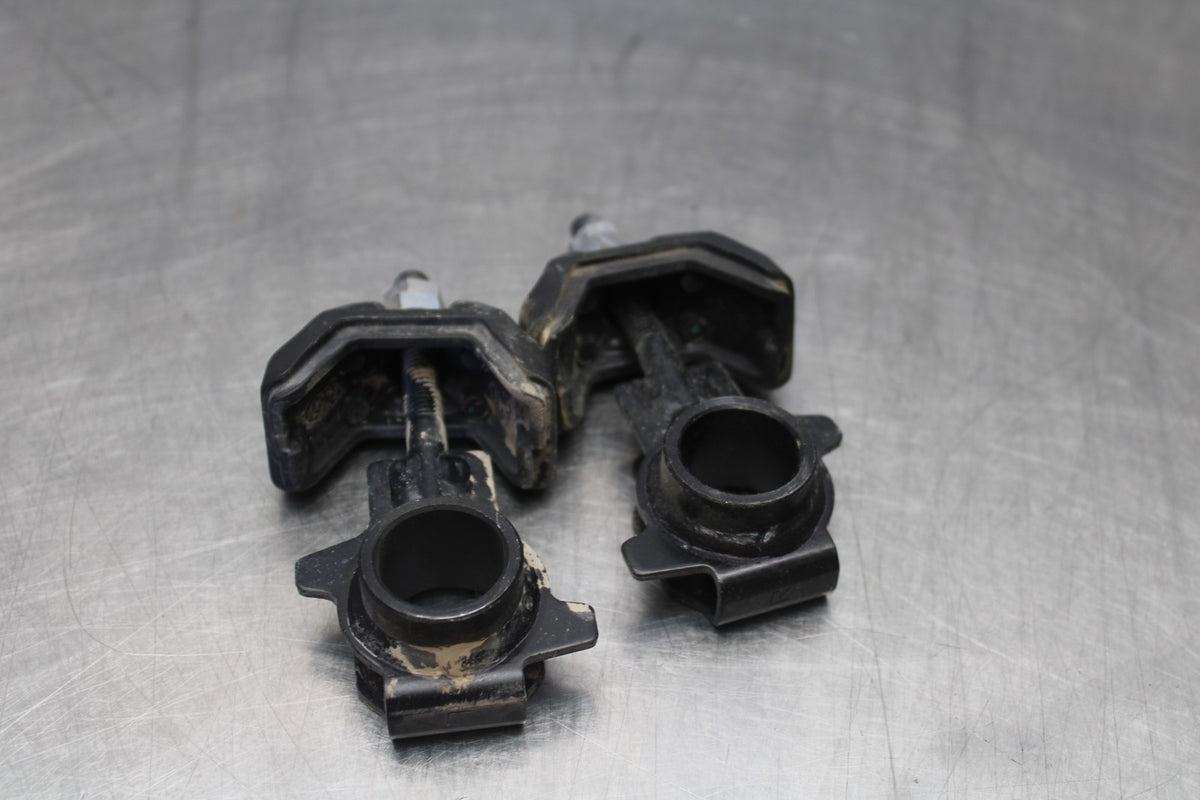 23 KAWASAKI NINJA 650 EX650 SWINGARM CHAIN TENSIONER ADJUSTMENT BRACKETS  BB920