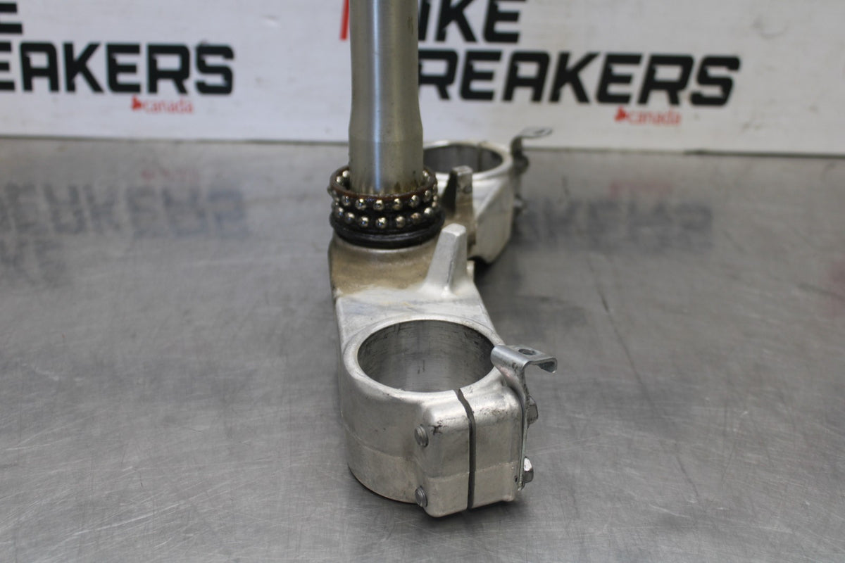 08-09 KAWASAKI NINJA ZX14R FRONT FORKS CLAMP LOWER TRIPLE TREE STEM BB932