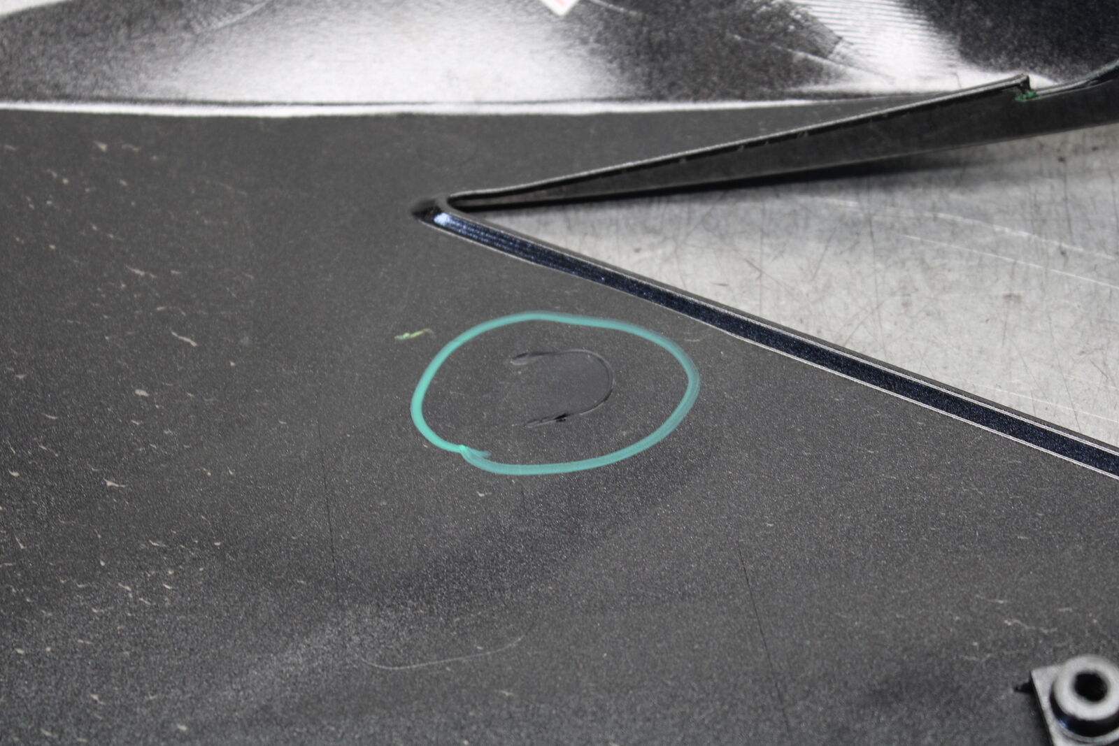 18-23 KAWASAKI NINJA 400 RIGHT LOWER MID UPPER SIDE FAIRING COWL  BB679