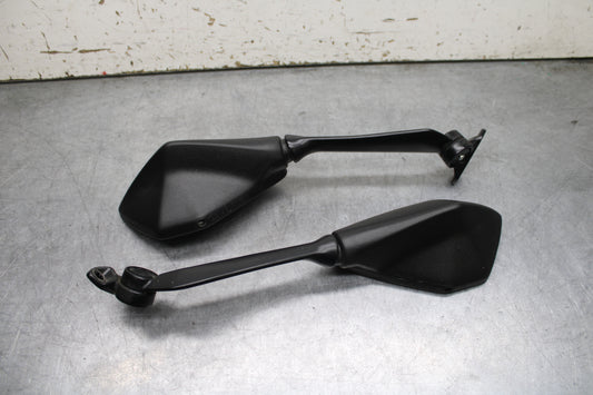 24 KAWASAKI NINJA 500 ABS REAR VIEW MIRROR SET PAIR MIRRORS BB730