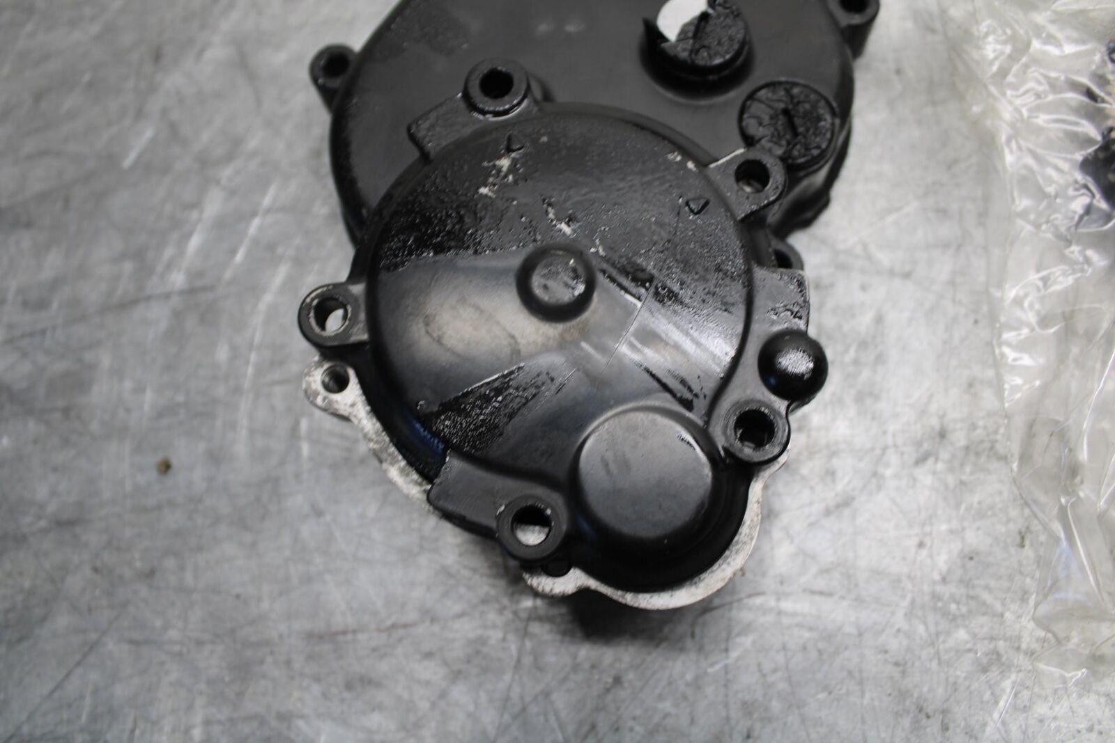 2007 Kawasaki Ninja ZX6R ZX600P STATER GEAR COVER CASE BB47