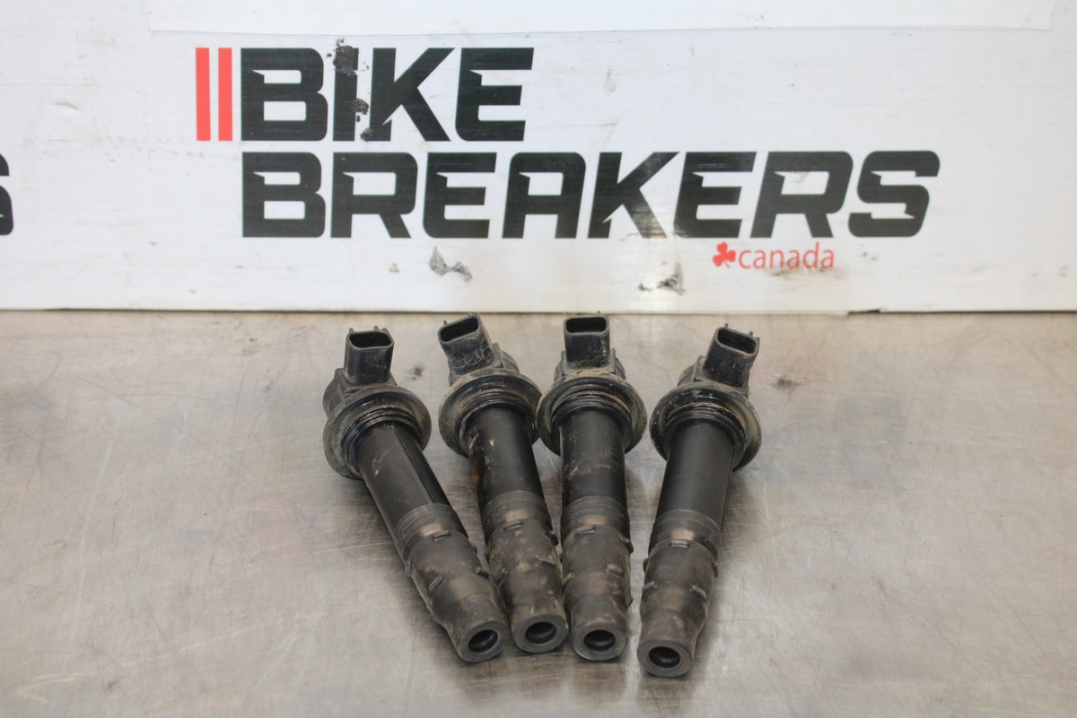 03-04 YAMAHA YZF R6 IGNITION COILS COIL SPARK PLUG CAPS BB890