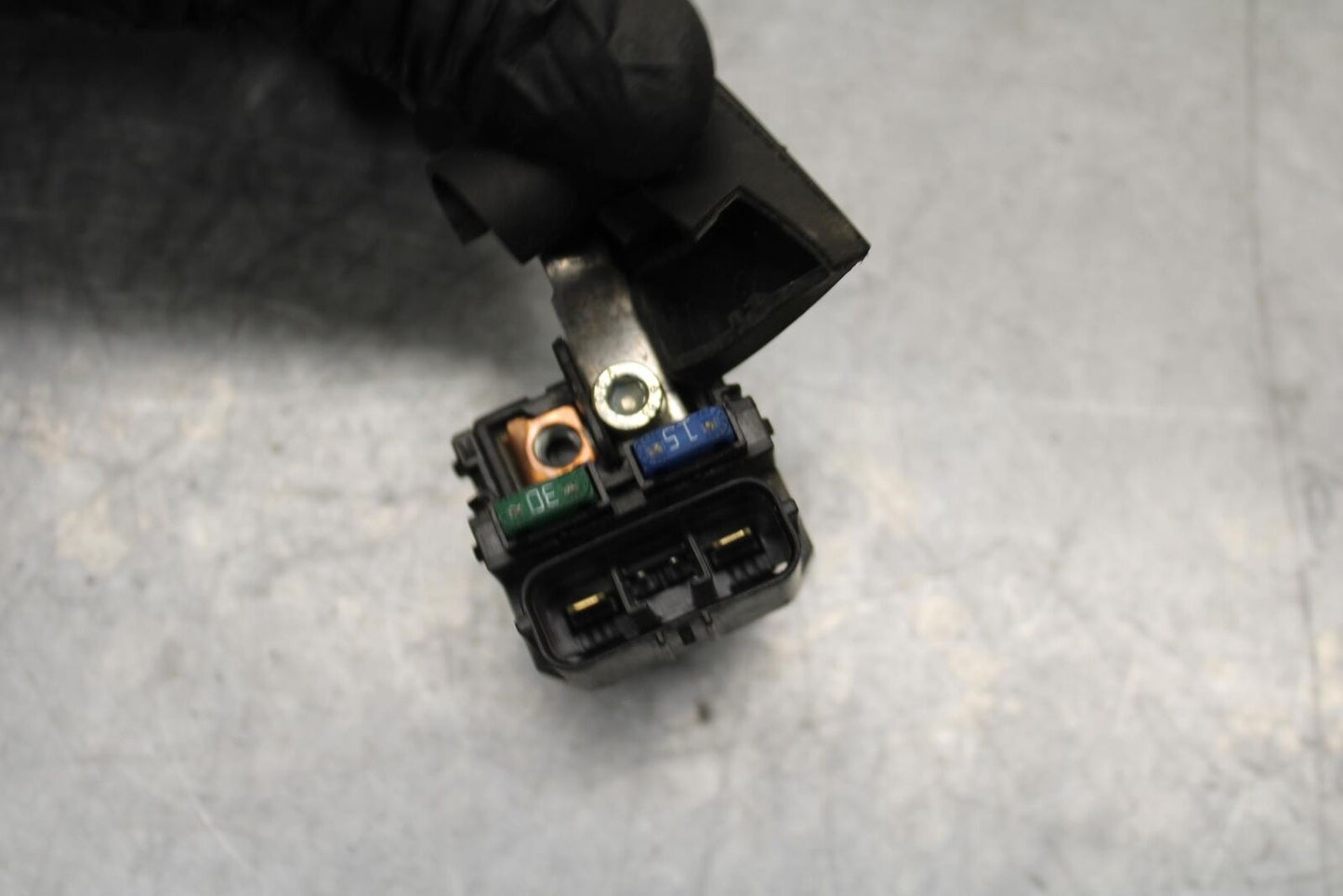 2012 Kawasaki Ninja ZX14R ZX1400E ENGINE STARTER RELAY  MOTOR SWITCH BB60