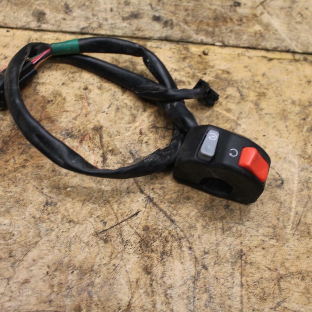 13-18 KAWASAKI NINJA ZX6R RIGHT CLIP ON HANDLE KILL OFF START SWITCH SWITCHES BB