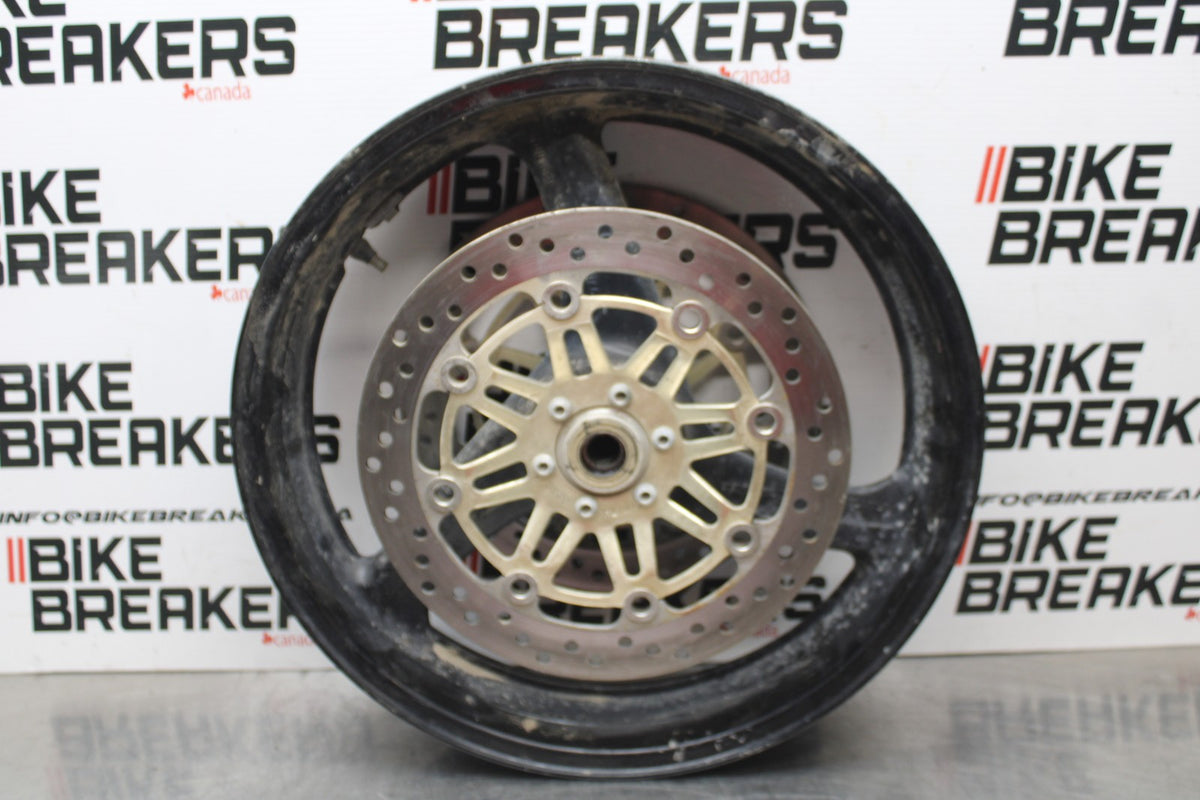 98-05 HONDA SUPER HAWK 1000 VTR1000F FRONT WHEEK FRONT RIM & ROTORS BB821