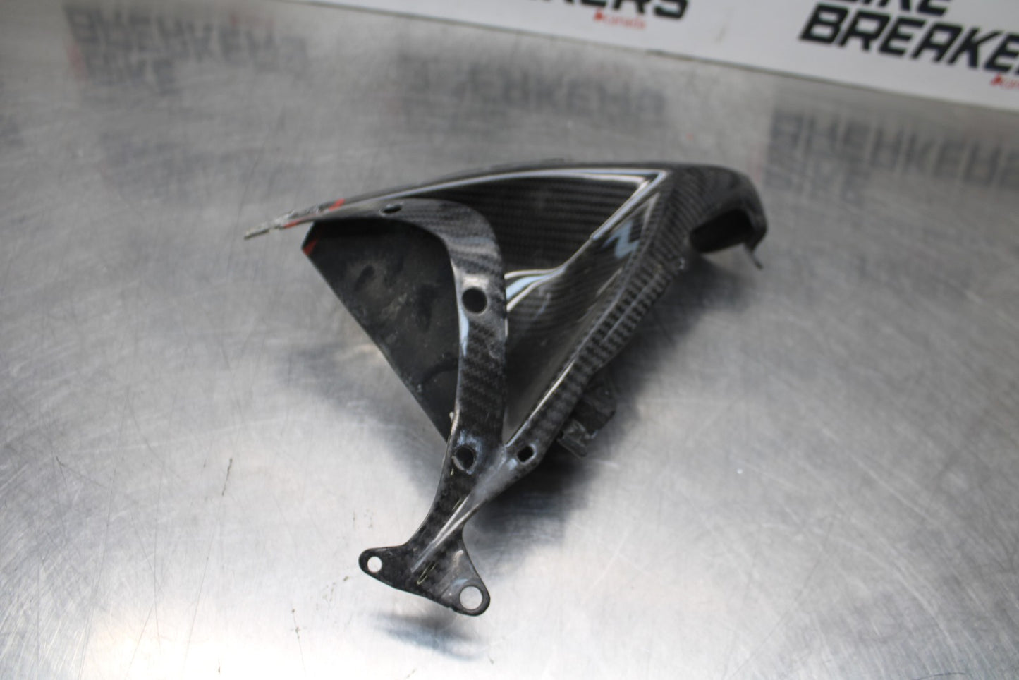 08 KAWASAKI NINJA ZX10R CB - CARBON FIBER FRONT CENTER COWL FAIRING BB201