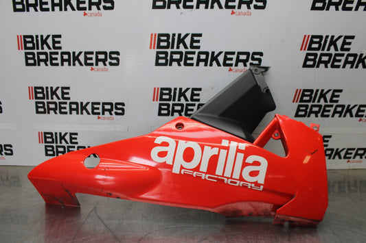 15 APRILIA RSV4 FACTORY APRC ABS RIGHT LOWER BOTTOM BELLY SIDE FAIRING BB901