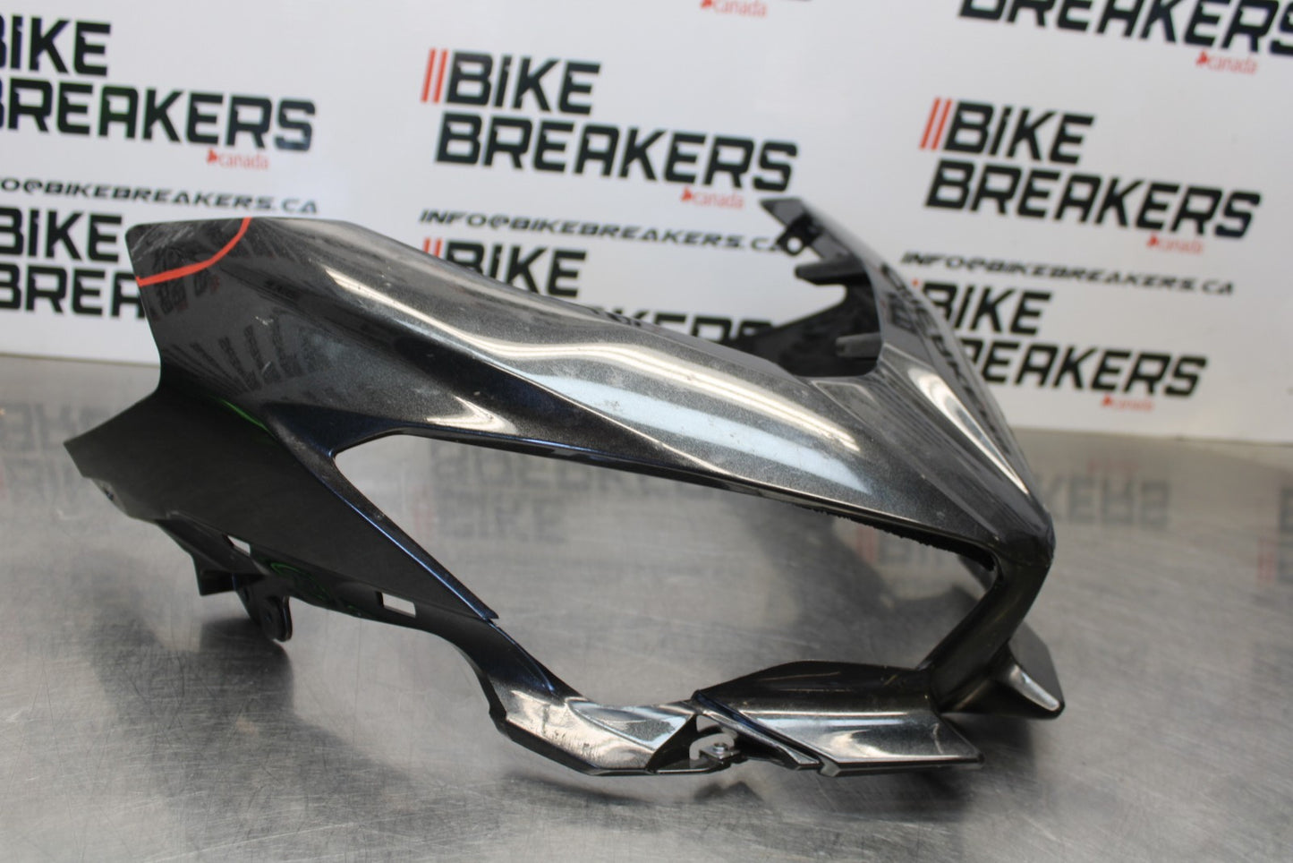 18-23 KAWASAKI NINJA 400 EX400 ABS FRONT UPPER NOSE FAIRING COWL SHROUD BB192