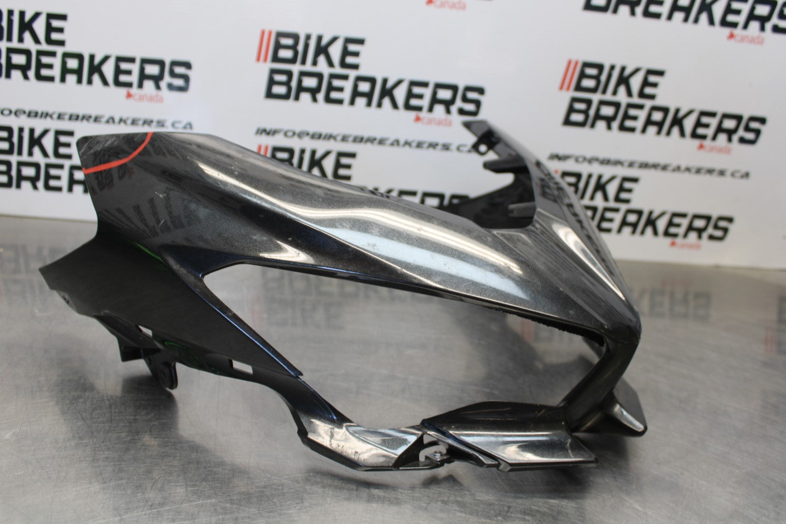18-23 KAWASAKI NINJA 400 EX400 ABS FRONT UPPER NOSE FAIRING COWL SHROUD BB192