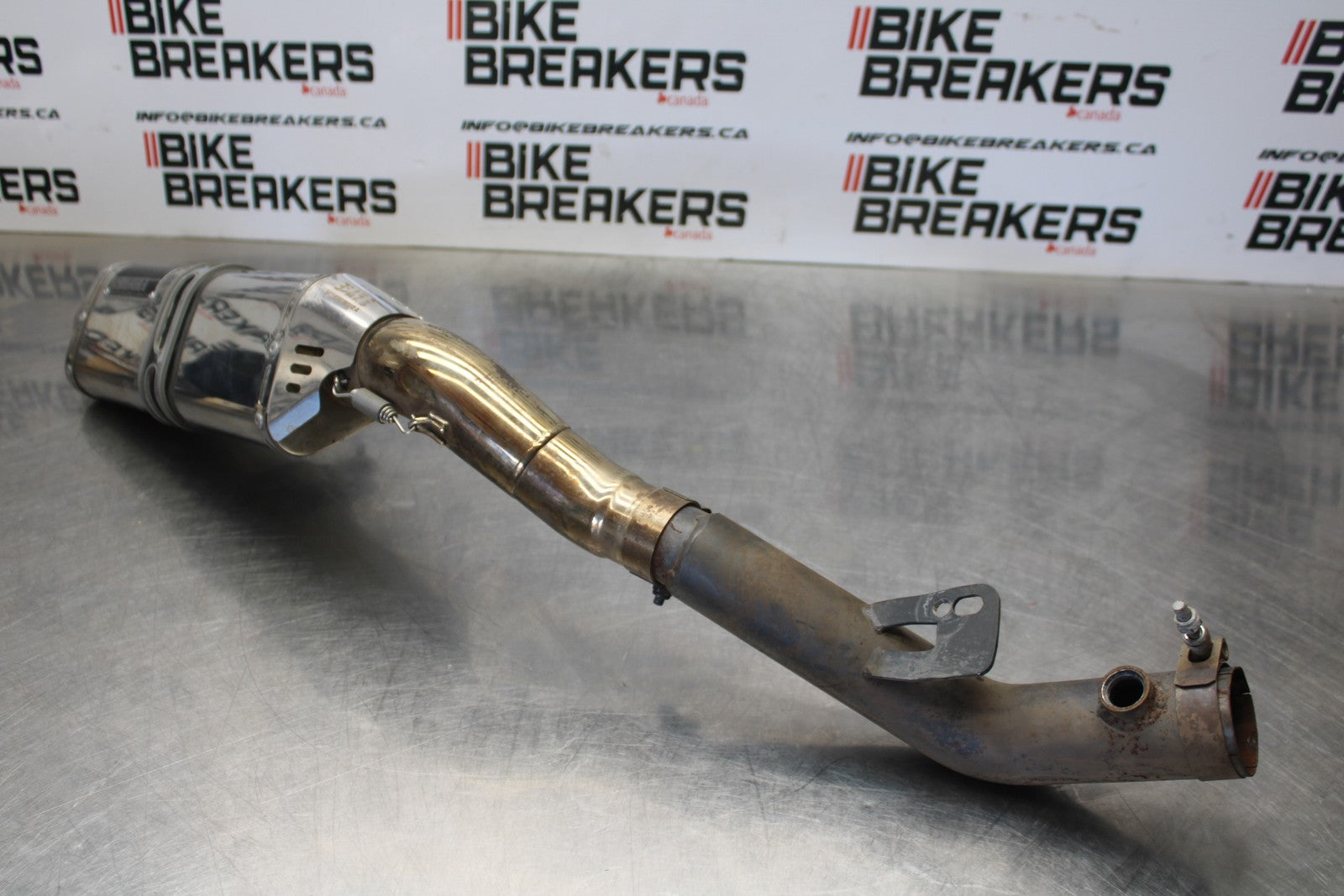 08-10 SUZUKI GSXR 600 YOSHIMURA EXHAUST PIPE MUFFLER SLIP ON CAN SILENCER BB202
